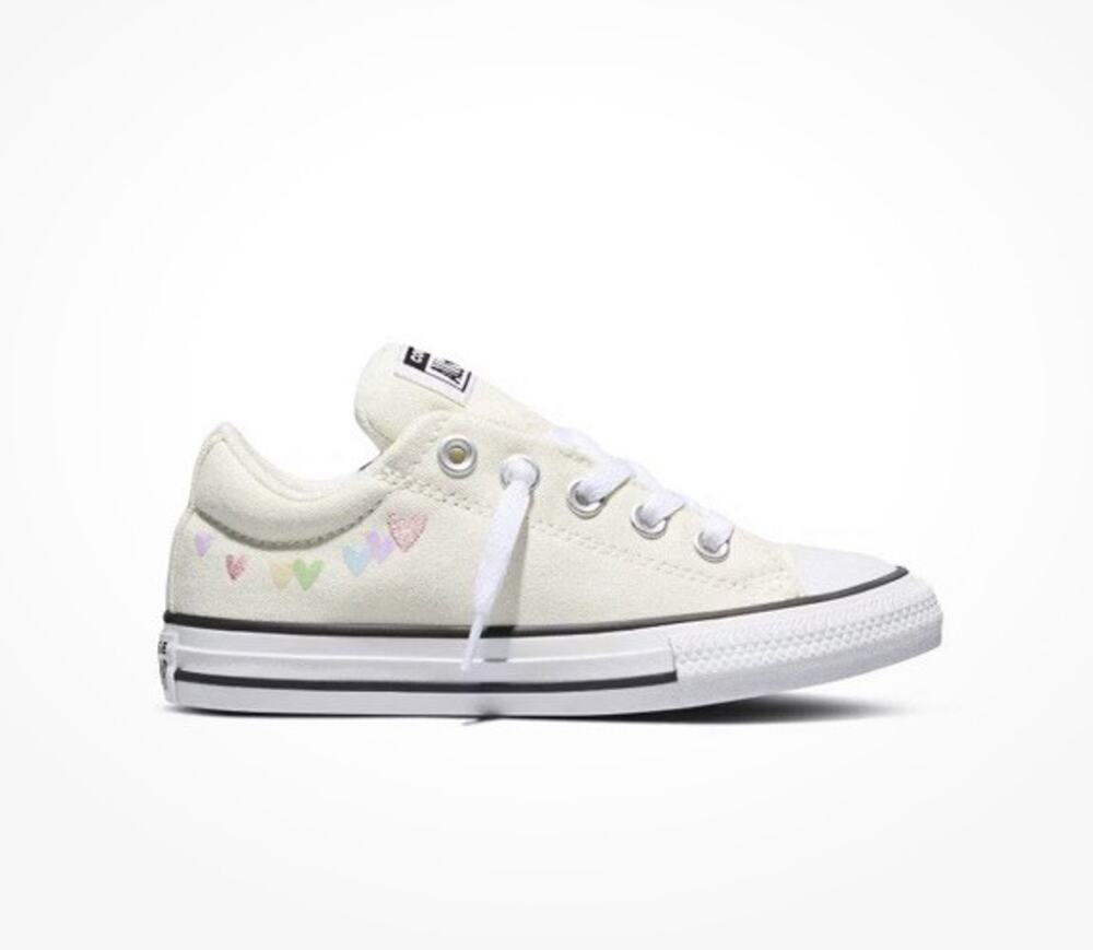 Converse Kids' Street Ox Low Top Sneakers - Cream 5